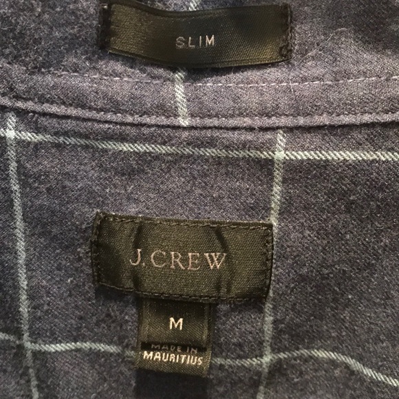 JCrew Grid Button Down Shirt - Picture 3 of 5